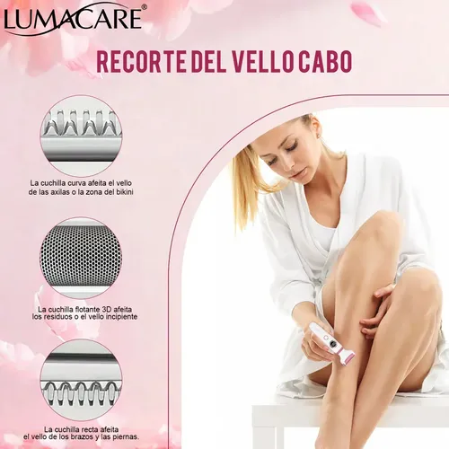 Jj Recortadora Eléctrica 4en1 Mujer Con Pantalla Lcd