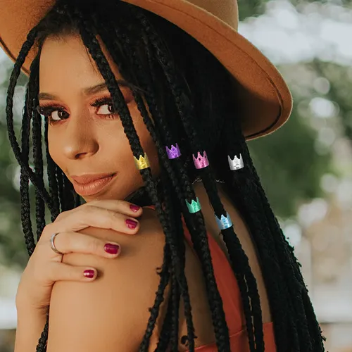 Anillos Para Extensiones De Cabello Con Forma De Corona, 100