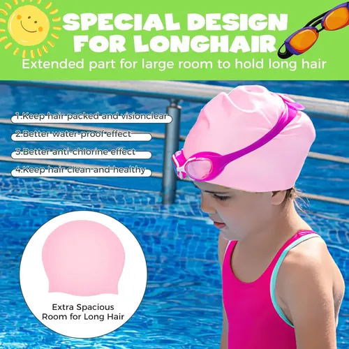 Gorro De Baño Extra Grande Para Niños – Gorro De Baño Par…