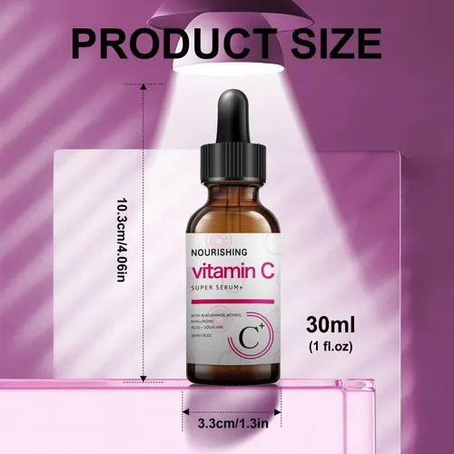 Sérum Facial Con Vitamina C, Antienvejecimiento, Iluminador  Todo Tipo De Piel Día/noche