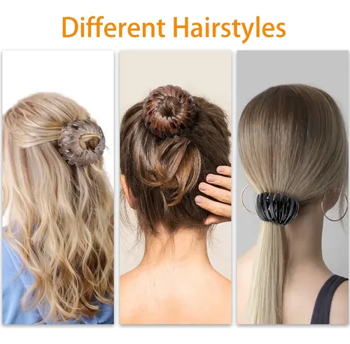 3 Cintas Para El Pelo Con Forma De Nido De Pájaro, Pinza Aut