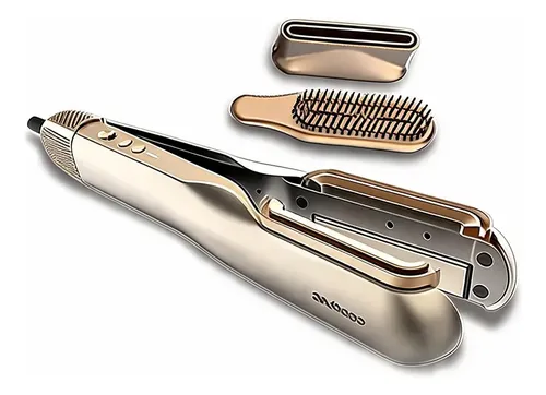 Plancha Y Secador Cecotec Airlisse 2 En 1 Anti Frizz Champag