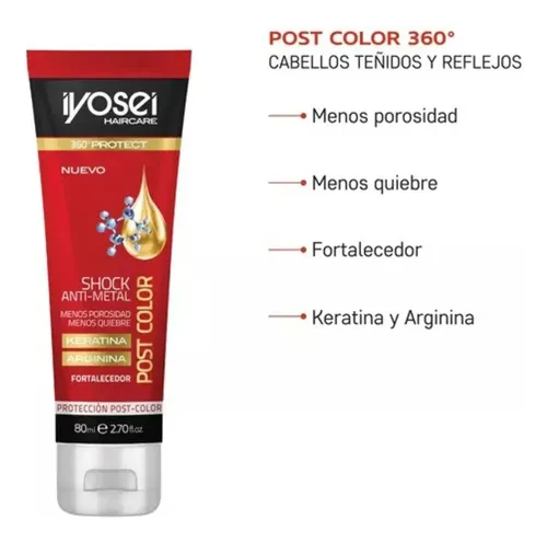 Shock Anti Metal Capilar Post Color X 80 Gr