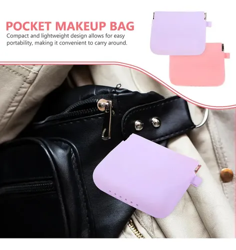 Minibolsa De Maquillaje Con Forma De Bolsa Para Monedero, Ca