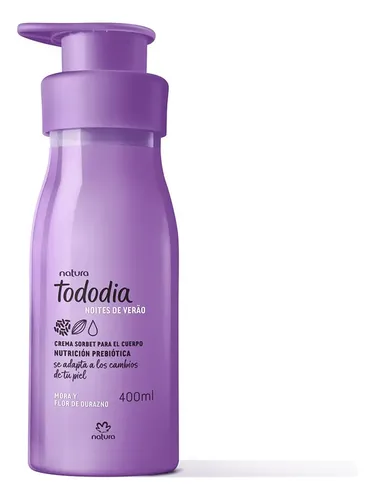 Crema Corporal Mora Flor De Durazno Tododia 400 Ml