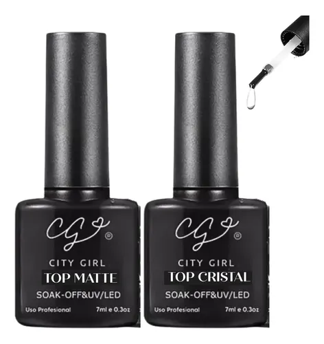 Top Coat Matte Citygirl Profesional 7ml Esculpidas Manicuria