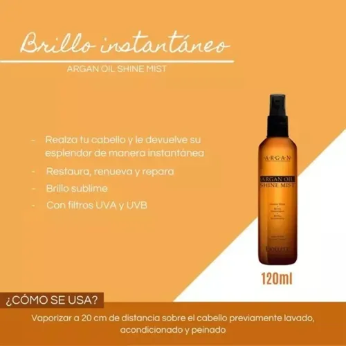 Shine Mist Argan Oil Brillo Inmediato Fidelite X120ml