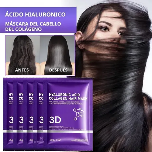 Mascarilla Capilar Zaidoc 5 Ampollas De Ácido Hialurónico Y