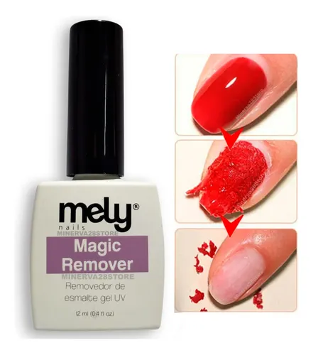 Mely Gel Removedor Magico 12ml Remueve Semipermenente Anmat