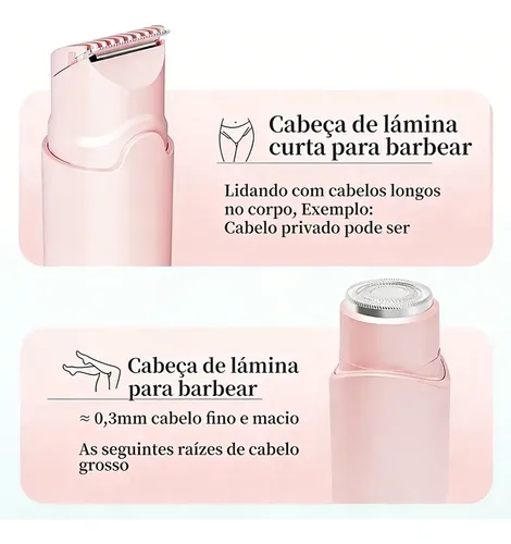 – Depiladora Eléctrica Recargable For Cuerpo Y Rostro –