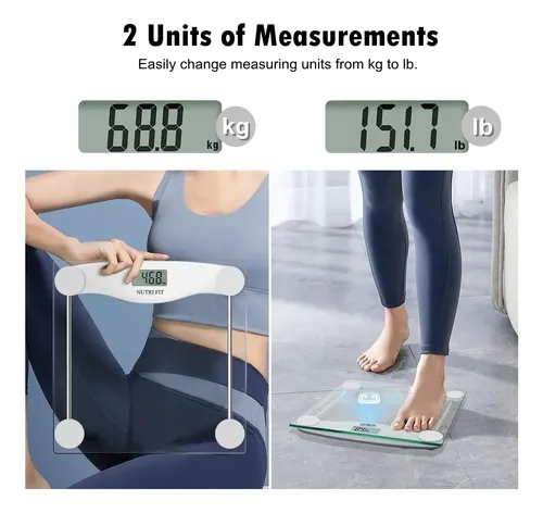 Balanza Digital De Baño Nutri Fit Para Peso Corporal De 150