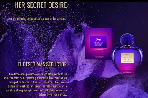 Perfume Mujer Her Secret Desire De Antonio Banderas 80ml