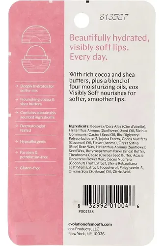 Bálsamo Eos Leche De Coco 11×0.25 Oz