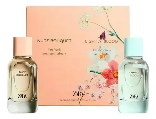 Perfume Zara Nude Bouquet y Lightly Bloom 100ml Eau de Parfum Mujer Spray