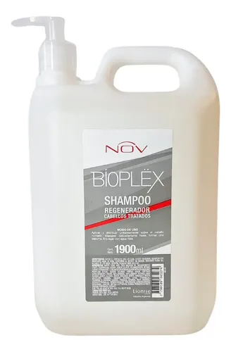 Shampoo Nov Bioplex Regenerador para Cabello Químicamente Tratado 1.9L
