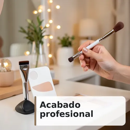 Kit De Maquillaje Con Esponja, Brocha Y Paleta