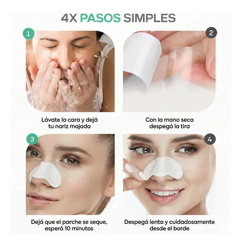 Bandas Nasales Bamboo Regaliz Limpia Poros Oleosidad X10