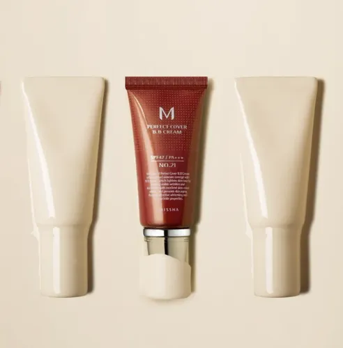 Missha Base Makeup M Perfect Cover Bb Cream Spf42 Pa+ 50 Ml