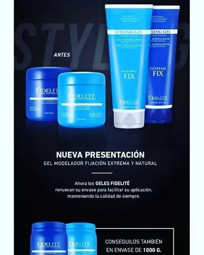 Gel Modelador Fijación Extrema Extreme Fix 230ml Fidelité