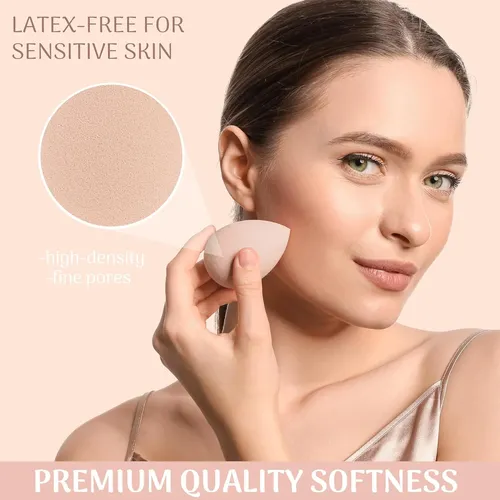 Esponja De Imprimación De Maquillaje Sin Látex, Paquete De 1
