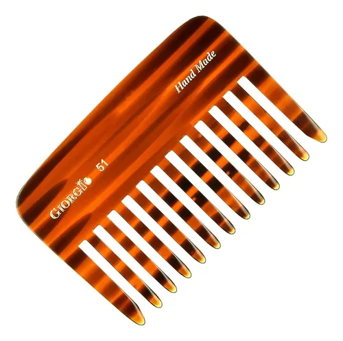 Peines De Dientes Anchos Giorgio G51 Para Cabello Grueso Y