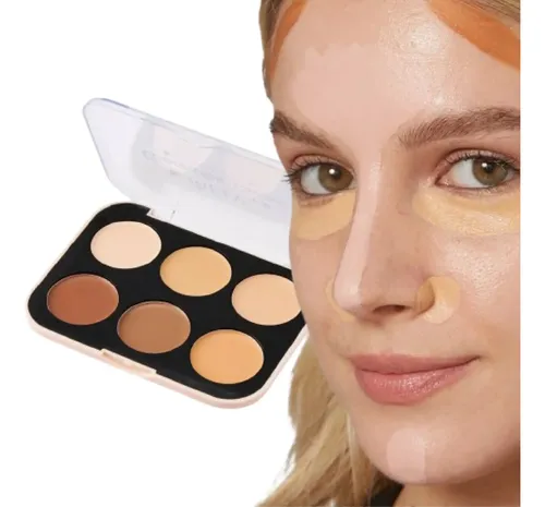 Paleta De Correctores Cremosos Contorno De Rostro Mely