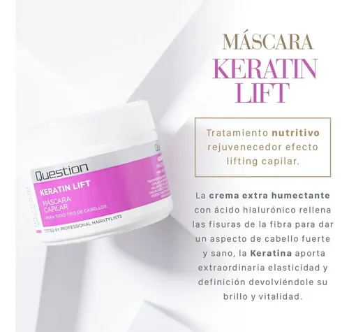 Mascara Capilar Question Keratin Lift 330ml
