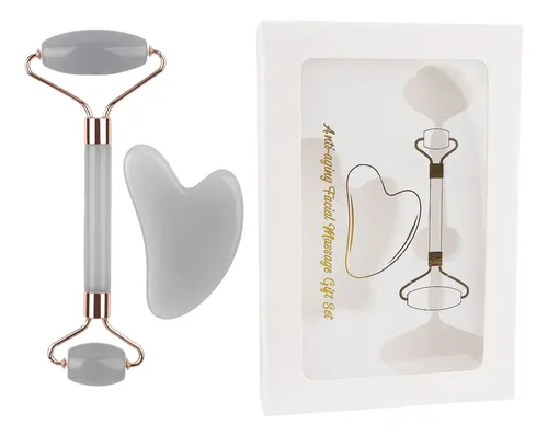 Herramientas Masaje Gua Sha Con Rodillo Resina Doble Cabeza