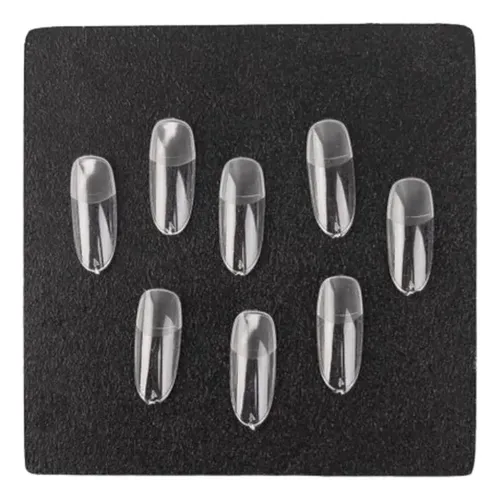 Tips Soft Gel Press On Uñas Prelimadas Bolsa City Girl 600u Oval Classic