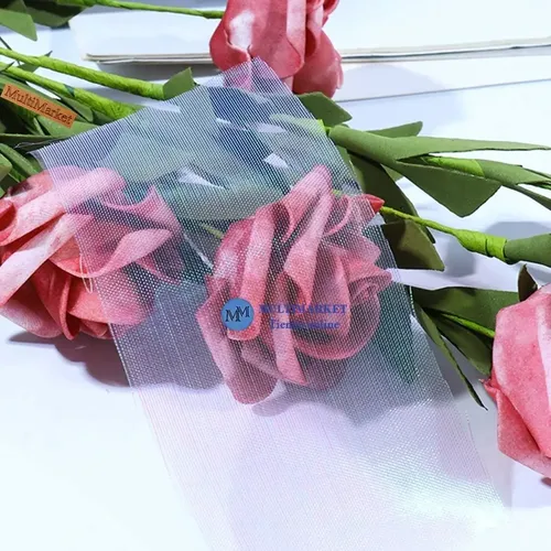 Seda Metalizada Organza Holográfica Malla Red Nail Art 3d