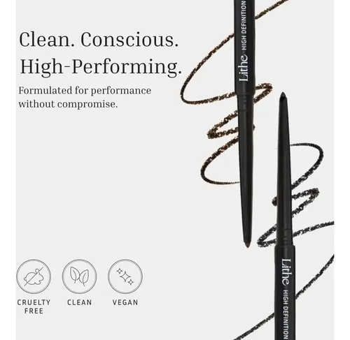 Lithe Beauty Lápiz Gel Delineador 100% Negro