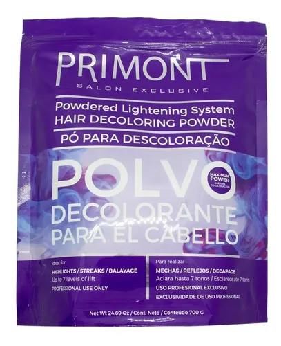 Primont Polvo Decolorante Máxima Decoloración 700gr Local