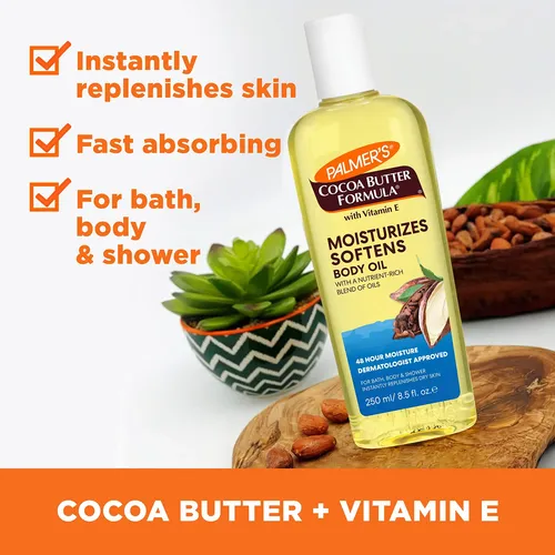 Aceite Corporal Palmer’s, Manteca De Cacao Hidratante, 250 M