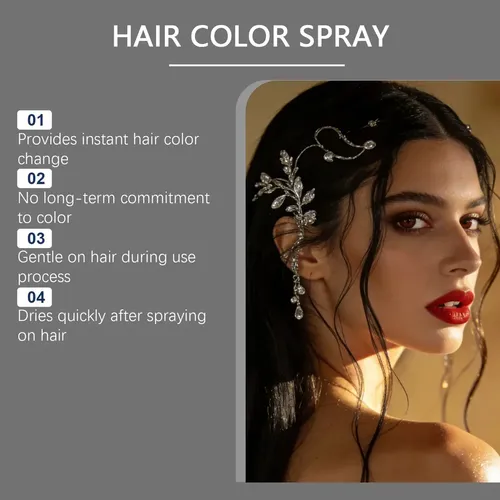 Spray Para Cabello Negro, Toque Suave Y De Excelente Calidad