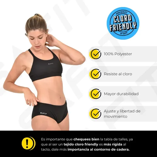 Combo Natacion  Malla + Antiparra + Gorro Cloro Resistente