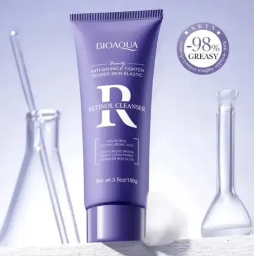 Limpiador Facial Retinol Bioaqua Anti-arrugas 100g Jabon Gel