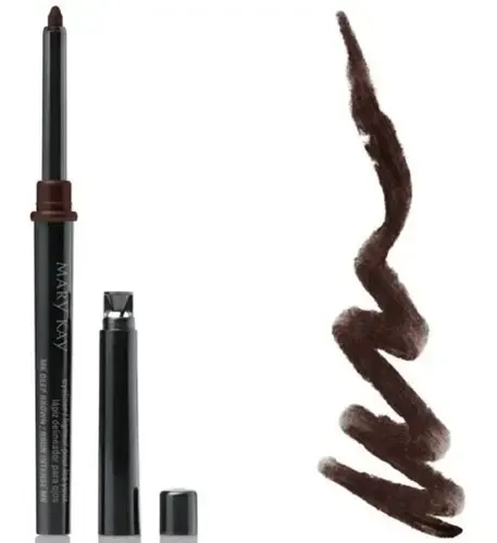 Lápiz Delineador Retráctil Mary Kay Negro 0,28g Para Ojos Color Marrón Oscuro