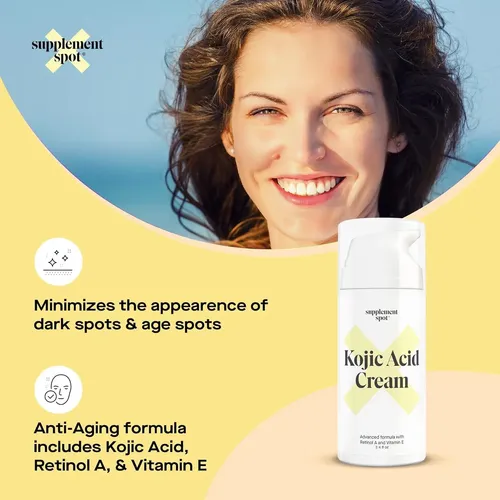 Crema Facial Ácido Kójico 4% Retinol A Vitamina E 96.39g