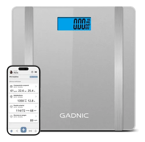 Balanza De Baño Bluetooth G07 Electrica 180kg App Grasa Corp