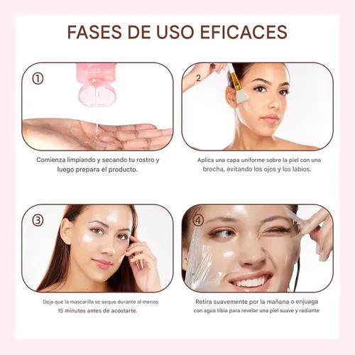 Mascarilla Facial Nocturna Coalgeno Velo Antiage Wrapping
