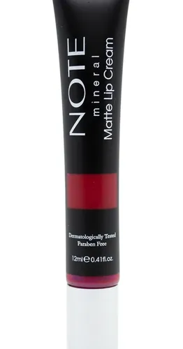 Note Mineral Matte Lip Cream Labial En Crema Mate Vegano
