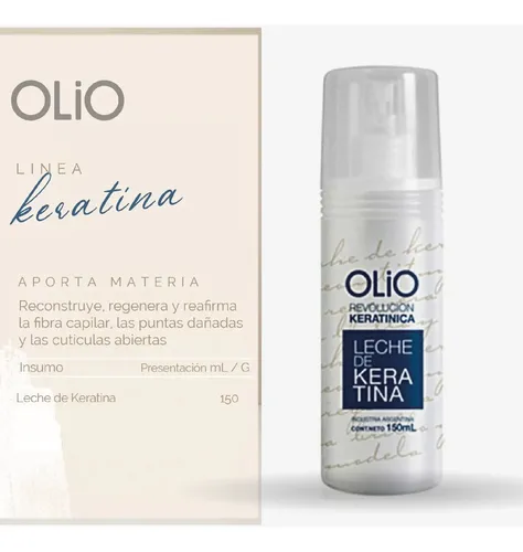 Olio Leche De Keratina Regenerador Anna De Sanctis 150ml