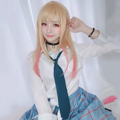 Compatible With Generic Peluca Larga Lisa Cosplay Haruk, W.