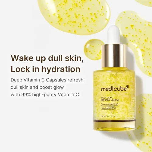 Medicube Deep Vita C Capsule Serum 30ml – Ilumina La Piel Madura Noche