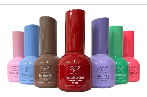Kit Completo Profesional X 44 Piezas Uñas Soft Gel Uv Led