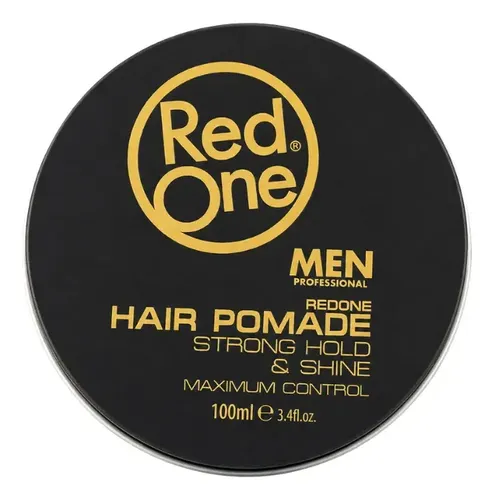 Red One Pomada Barberia Fijacion Fuerte Brillosa 100ml