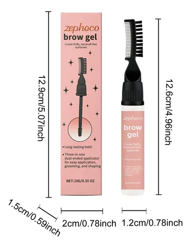 Gel Transparente Para Cejas Para Peinar Cejas, 2 Unidades Clear