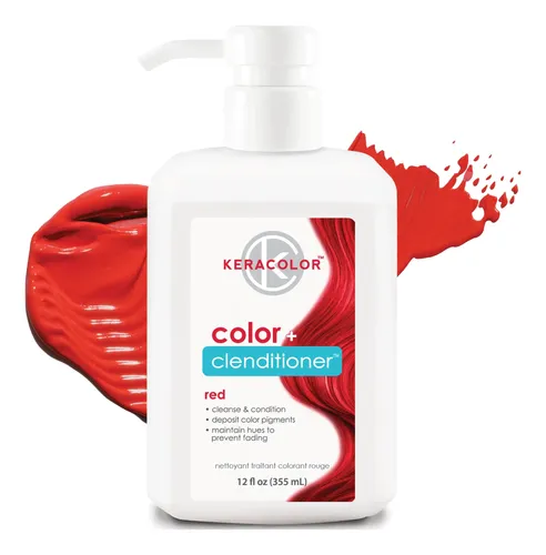 Tinte Semipermanente Para Cabello Keracolor Clenditioner Red