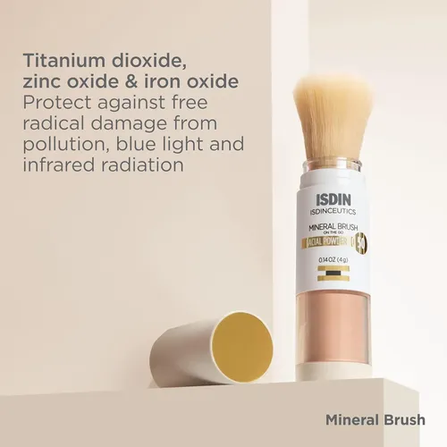 Polvo En Pincel Mineral Isdin 15g Protección Uv Para Piel