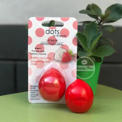 Protector Labial Bálsamo 4 En 1 Dots By Skinpurity Frutilla
